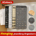 80 Pockets Jewelry Hanging Storage Organizer Holder Earring Display Pouch Bag - White V528-JEWELRYBAG-80-WHITE-759933