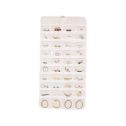 80 Pockets Jewelry Hanging Storage Organizer Holder Earring Display Pouch Bag - White V528-JEWELRYBAG-80-WHITE-759933