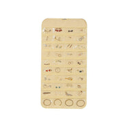 80 Pockets Jewelry Hanging Storage Organizer Holder Earring Display Pouch Bag - White V528-JEWELRYBAG-80-WHITE-759933