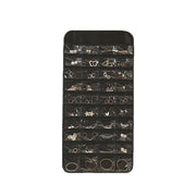 80 Pockets Jewelry Hanging Storage Organizer Holder Earring Display Pouch Bag - White V528-JEWELRYBAG-80-WHITE-759933