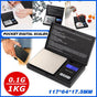 Mini Digital Pocket Scale 0.1g to 1000g Precision Jewellery Kitchen Herb Weighing Tool V528-JEWELRYELECTRONICSCALE-573210
