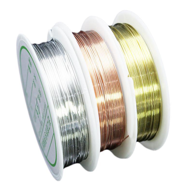 1 Roll Beading Wire Jewelry Making Wire Handmade Craft Cord String DIY Jewelry - Gold V528-JEWELRYWIRE-GOLD-1ROLL-763336