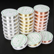 1 Roll Beading Wire Jewelry Making Wire Handmade Craft Cord String DIY Jewelry - Gold V528-JEWELRYWIRE-GOLD-1ROLL-763336