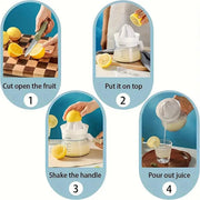 Manual Juice Extractor for Orange Lemon Home Citrus Juicer Hand Compressor - White V528-JUICE-PRESS-WHITE-267637