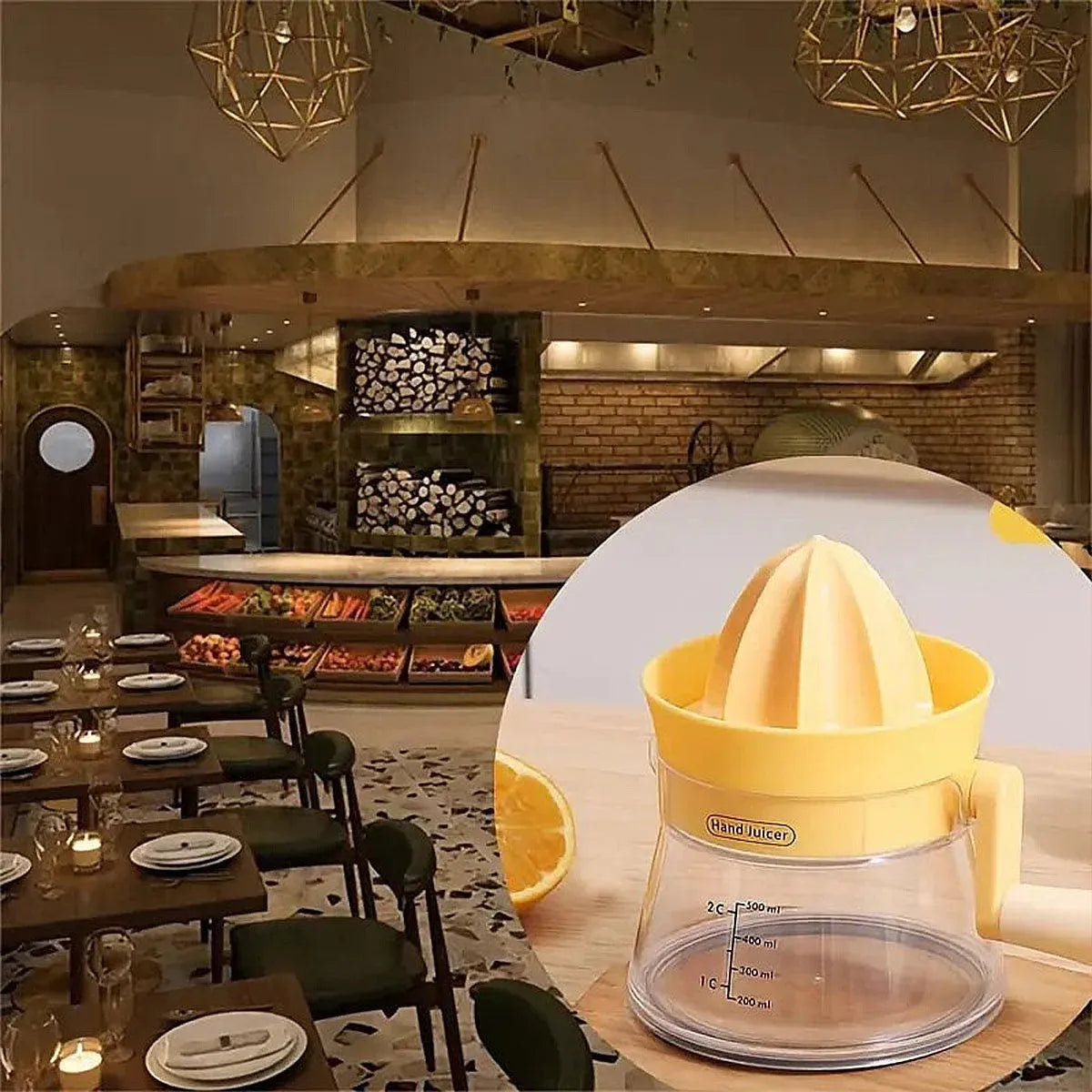 Manual Juice Extractor for Orange Lemon Home Citrus Juicer Hand Compressor - White V528-JUICE-PRESS-WHITE-267637