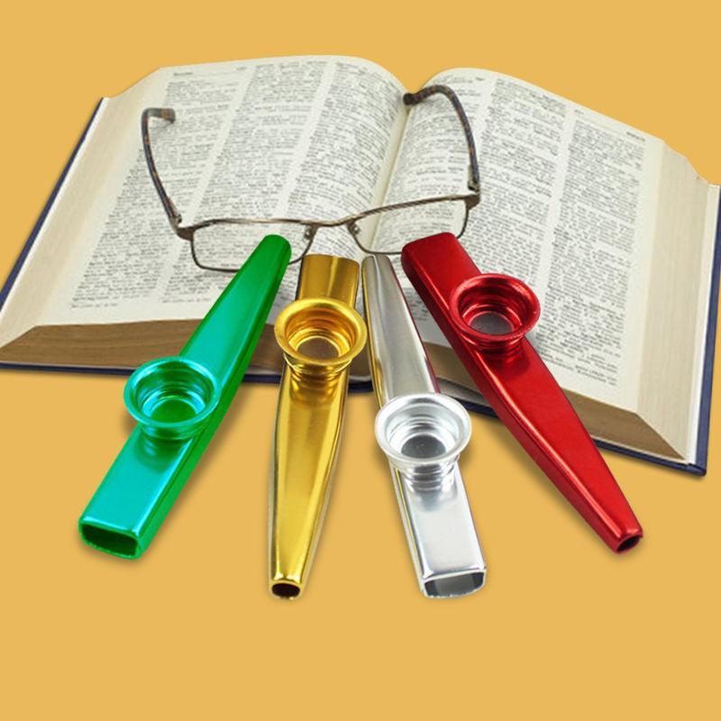 Kazoo Musical Instrument Mouth Flute Diaphragm Guitar Partner Harmonica Style - Red V528-KAZOO-RED-965084