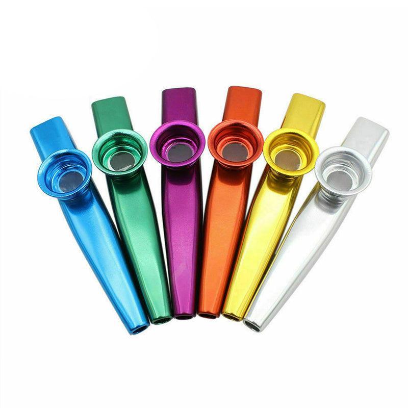 Kazoo Musical Instrument Mouth Flute Diaphragm Guitar Partner Harmonica Style - Silver V528-KAZOO-SIVER-345498