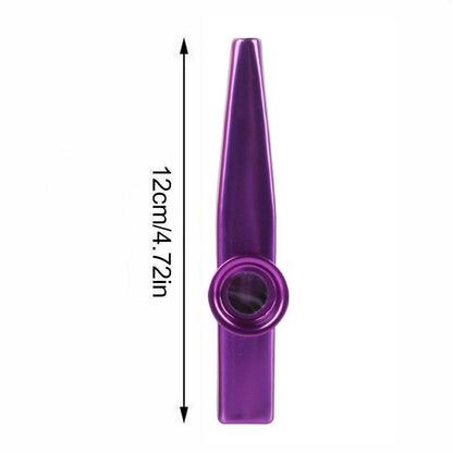 Kazoo Musical Instrument Mouth Flute Diaphragm Guitar Partner Harmonica Style - Silver V528-KAZOO-SIVER-345498