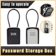Portable Key Lock Box Hanging Combination Storage Organizer for Home Security - Black V528-KEY-SAFE-CHAIN-BLACK-821944