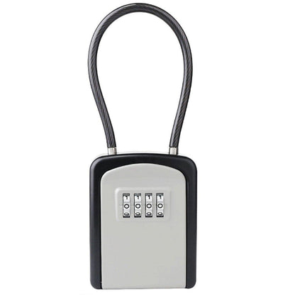 Portable Key Lock Box Hanging Combination Storage Organizer for Home Security - Black V528-KEY-SAFE-CHAIN-BLACK-821944