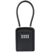 Portable Key Lock Box Hanging Combination Storage Organizer for Home Security - Black V528-KEY-SAFE-CHAIN-BLACK-821944