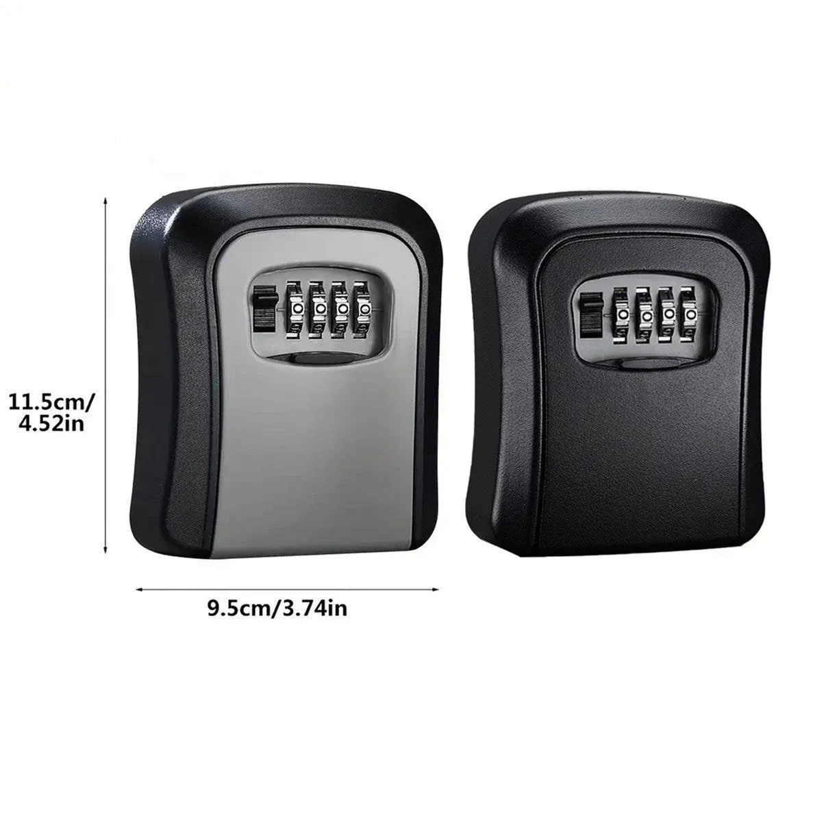 Combination Key Box with Combination Lock for Home Office Security Storage - Black V528-KEY-SAFE-WALL-BLACK-293597