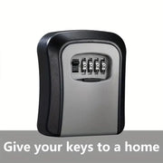 Combination Key Box with Combination Lock for Home Office Security Storage - Black V528-KEY-SAFE-WALL-BLACK-293597