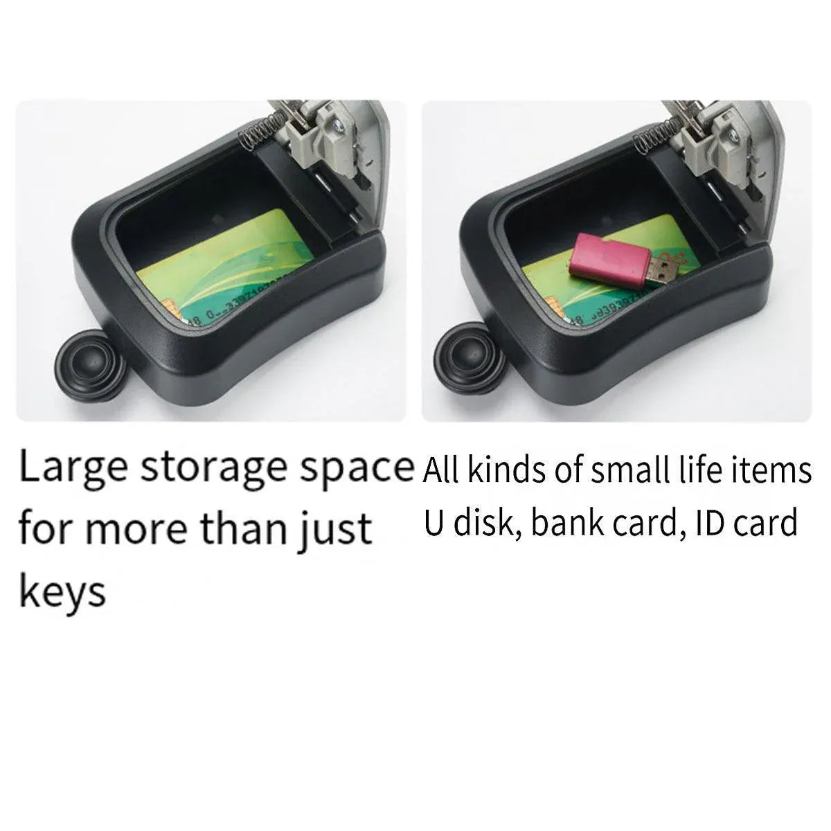 Combination Key Box with Combination Lock for Home Office Security Storage - Black V528-KEY-SAFE-WALL-BLACK-293597
