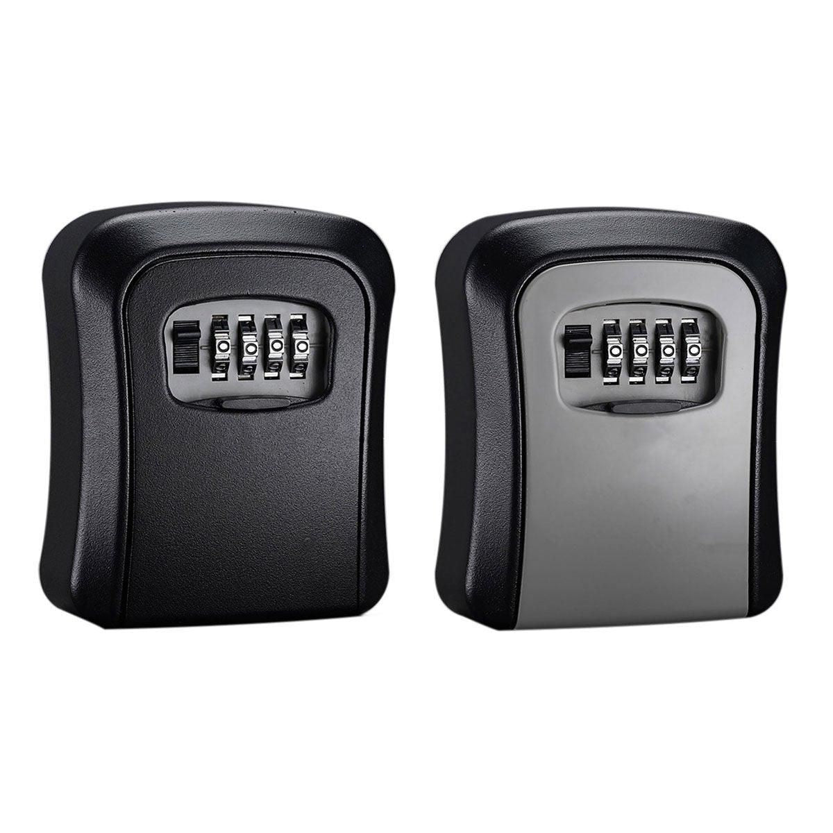 Combination Key Box with Combination Lock for Home Office Security Storage - Grey V528-KEY-SAFE-WALL-GREY-322133