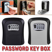 Combination Key Box with Combination Lock for Home Office Security Storage - Grey V528-KEY-SAFE-WALL-GREY-322133