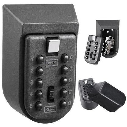 1X Outdoor Wall Mount Spare Key Safe Box Lock Holder Water Weather Proof New V528-KEYBO-187090