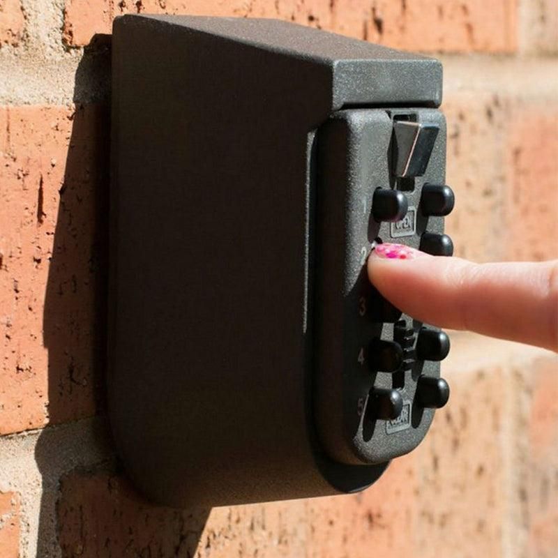 1X Outdoor Wall Mount Spare Key Safe Box Lock Holder Water Weather Proof New V528-KEYBO-187090
