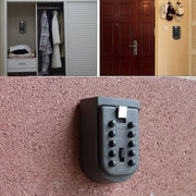 1X Outdoor Wall Mount Spare Key Safe Box Lock Holder Water Weather Proof New V528-KEYBO-187090
