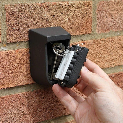 1X Outdoor Wall Mount Spare Key Safe Box Lock Holder Water Weather Proof New V528-KEYBO-187090