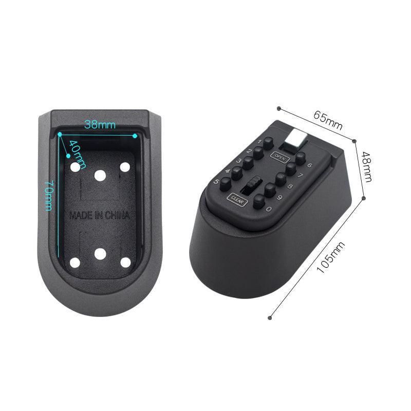 1X Outdoor Wall Mount Spare Key Safe Box Lock Holder Water Weather Proof New V528-KEYBO-187090