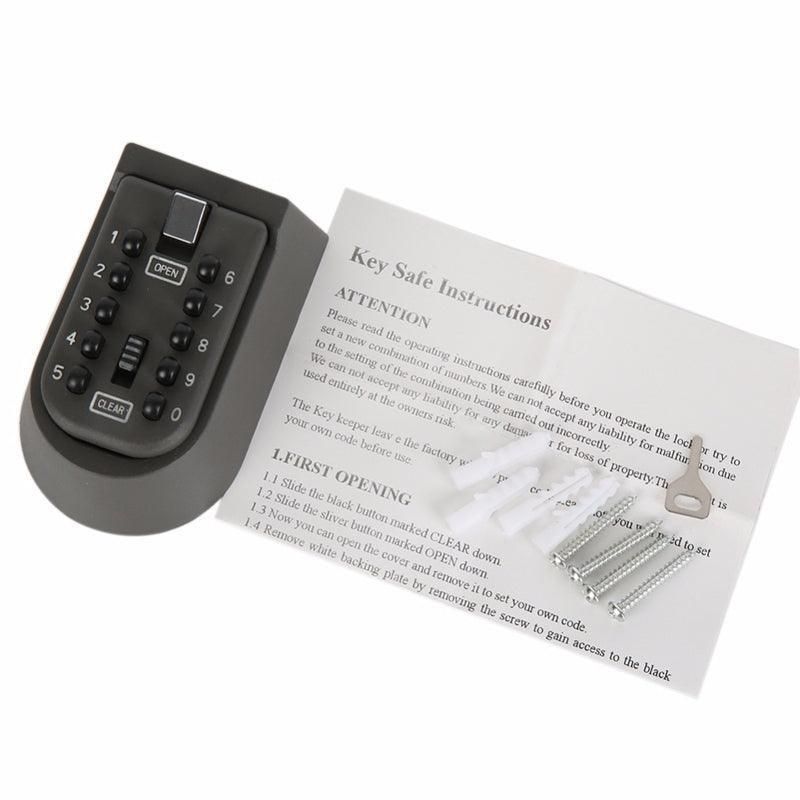 1X Outdoor Wall Mount Spare Key Safe Box Lock Holder Water Weather Proof New V528-KEYBO-187090