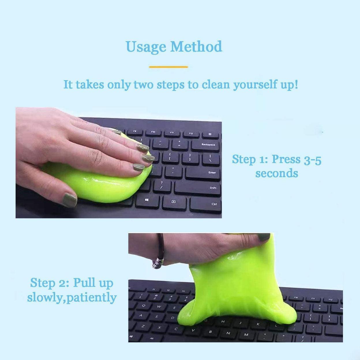 Dust Dirt Cleaning Super Clean Car Laptop Keyboard Home Cleaner - Green V528-KEYBOARDGREEN5234