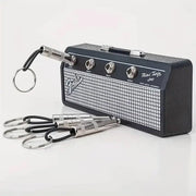 Guitar Shaped Wall Mounted Key Holder Decorative Storage Rack Home Organiser V528-KEYCHAIN-540809