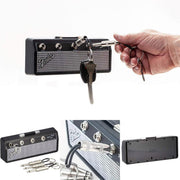 Guitar Shaped Wall Mounted Key Holder Decorative Storage Rack Home Organiser V528-KEYCHAIN-540809