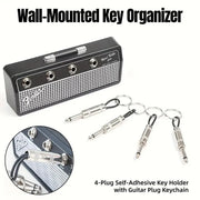 Guitar Shaped Wall Mounted Key Holder Decorative Storage Rack Home Organiser V528-KEYCHAIN-540809