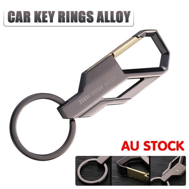 Stylish Metal Car Key Rings Alloy Chain Heavy Duty Gift Keyring Keychain Holder V528-KEYCHAINHOLDER-806391