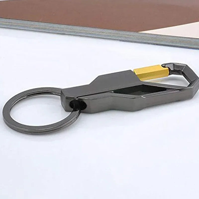 Stylish Metal Car Key Rings Alloy Chain Heavy Duty Gift Keyring Keychain Holder V528-KEYCHAINHOLDER-806391