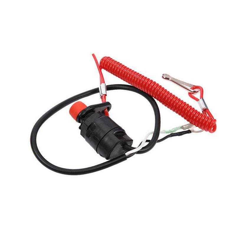 Boat Outboard Engine Motor Kill Stop Switch Emergency Tether Lanyard For Yamaha V528-KILLSTOPSWITCH-766157