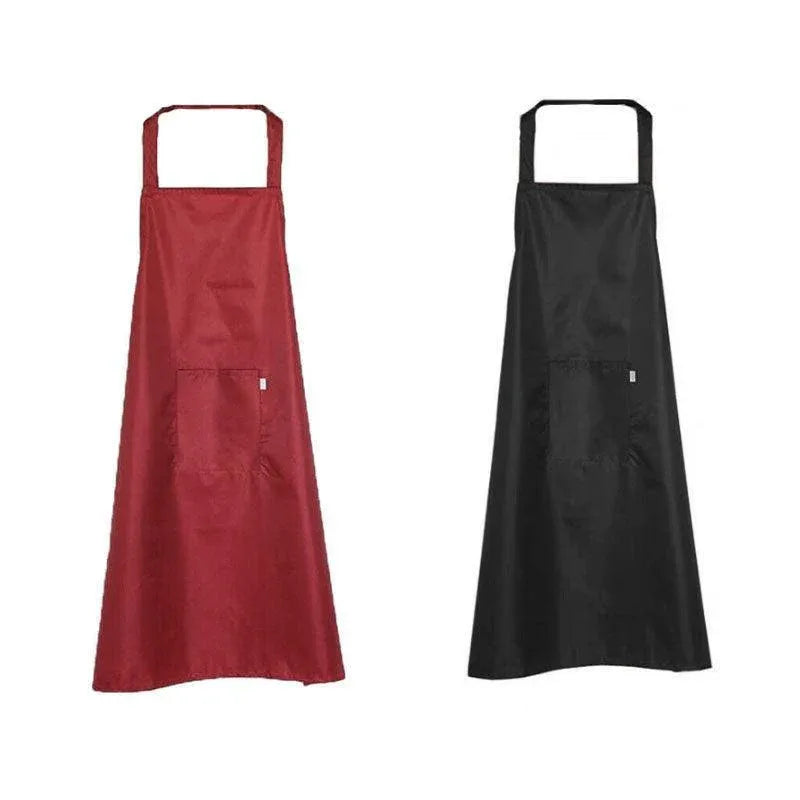 Heavy Duty PVC Waterproof Apron for Kitchen Butcher Cleaning 106x68cm - Red V528-KITCHENAPRON-RED-416823
