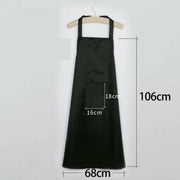 Heavy Duty PVC Waterproof Apron for Kitchen Butcher Cleaning 106x68cm - Red V528-KITCHENAPRON-RED-416823