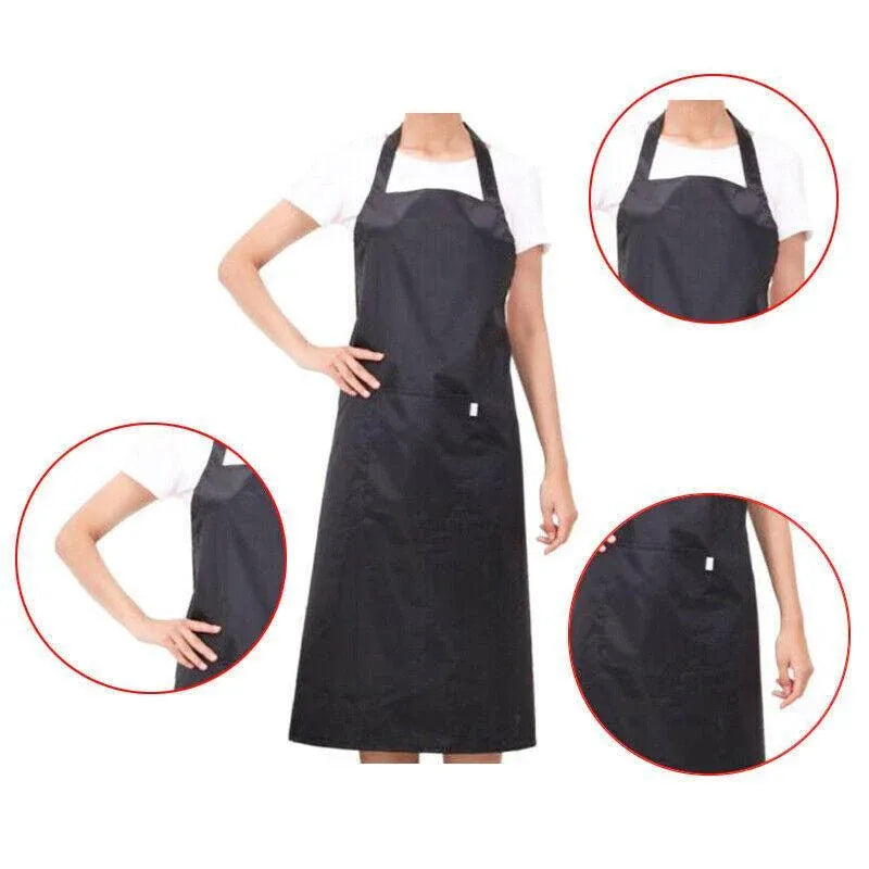 Heavy Duty PVC Waterproof Apron for Kitchen Butcher Cleaning 106x68cm - Red V528-KITCHENAPRON-RED-416823