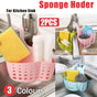 2PCS Kitchen Drain Holder Sponge Sink Storage Rack Basket Organizer Shelf Bathroom - Pink V528-KITCHENDRAINBASKET-PINK-308322