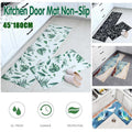 45x180cm Kitchen Mat Non-Slip Waterproof Pvc Floor Rug Carpet Anti-Oil Easy Clean - Kitchen V528-KITCHENMAT-KITCHEN-45-180-990070