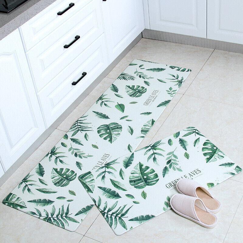 45x180cm Kitchen Mat Non-Slip Waterproof Pvc Floor Rug Carpet Anti-Oil Easy Clean - Kitchen V528-KITCHENMAT-KITCHEN-45-180-990070