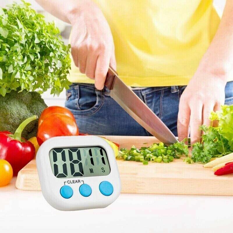 Kitchen Timer with Large LCD Display Screen and Back Mount Countdown Alarm V528-KITCHENTIMER-833910