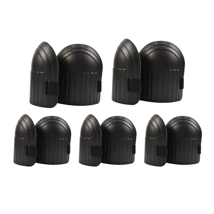 Professional Knee Pads for Construction Flooring Tiling Knee Protection Gear - Black V528-KNEE-BRACE-5PAIRS-BLACK-216888