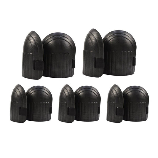 Professional Knee Pads for Construction Flooring Tiling Knee Protection Gear - Black V528-KNEE-BRACE-5PAIRS-BLACK-216888