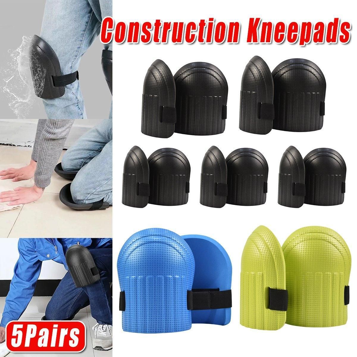 Professional Knee Pads for Construction Flooring Tiling Knee Protection Gear - Blue V528-KNEE-BRACE-5PAIRS-BLUE-692954