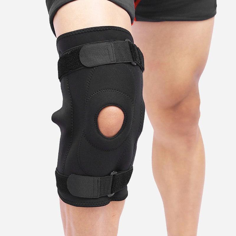 Adjustable Double Metal And Hinged Knee Brace Support Protection Arthritis Sport - L V528-KNEEBRACE-L-491145