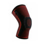 Red Knee Brace Knee Compression Sleeve Professional Sports Silicone Knee Support - L V528-KNEESUPPORT-RED-L-695024