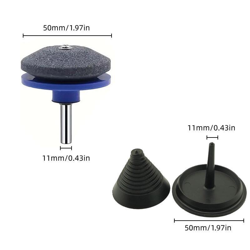 5PCS Lawn Mower Blade Sharpener Wind Powered Balancer Hardware Sharpening Tool V528-KNIFE-SHARPENER-5PCS-663689