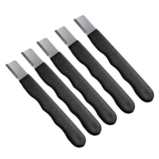 5pcs Handheld Garden Tool Knife Sharpener Quick Pocket Blade Carbide Sharpener - Black V528-KNIFE-SHARPENER-5PCS-BLACK-142954