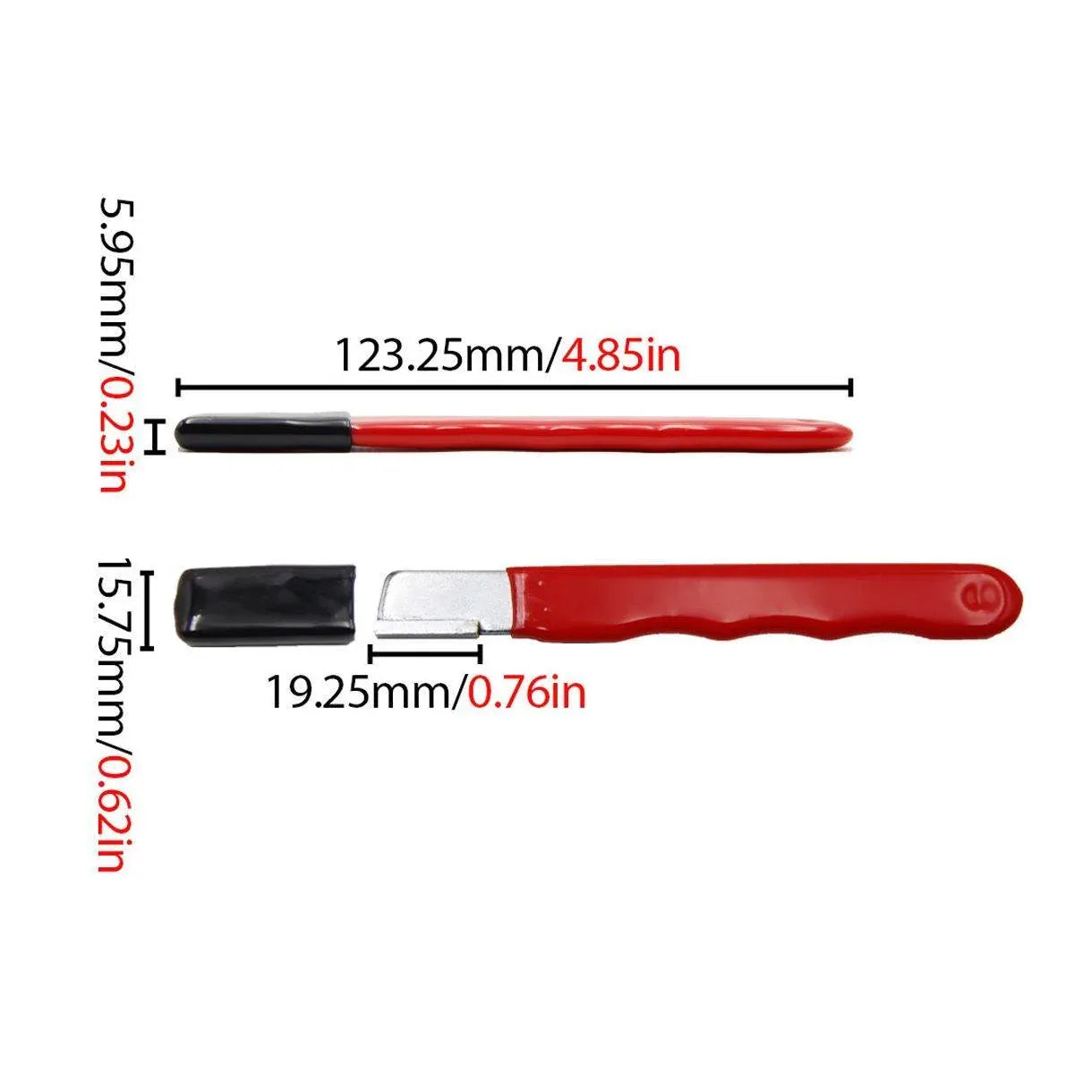 5pcs Handheld Garden Tool Knife Sharpener Quick Pocket Blade Carbide Sharpener - Black V528-KNIFE-SHARPENER-5PCS-BLACK-142954