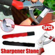 5pcs Handheld Garden Tool Knife Sharpener Quick Pocket Blade Carbide Sharpener - Red V528-KNIFE-SHARPENER-5PCS-RED-607233