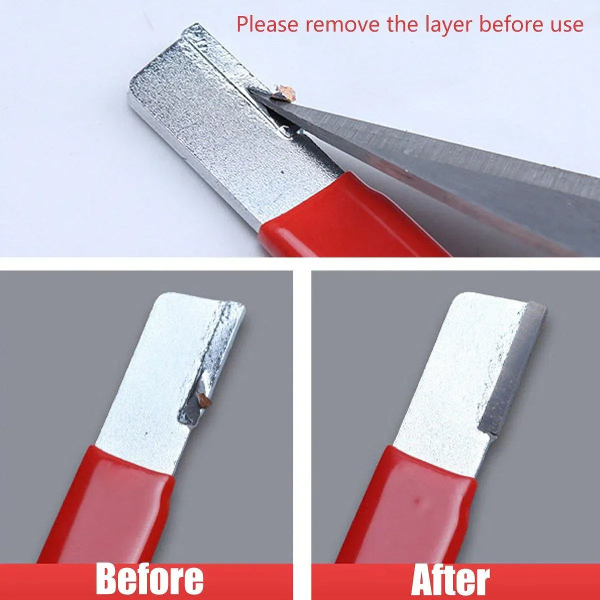5pcs Handheld Garden Tool Knife Sharpener Quick Pocket Blade Carbide Sharpener - Red V528-KNIFE-SHARPENER-5PCS-RED-607233